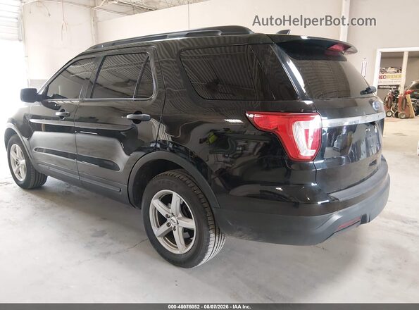 1FM5K8B85KGA33048 2019 FORD EXPLORER Черный Задняя левая четверть