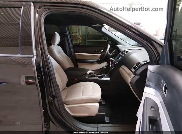 1FM5K8B85KGA33048 2019 FORD EXPLORER Черный Вид салона спереди