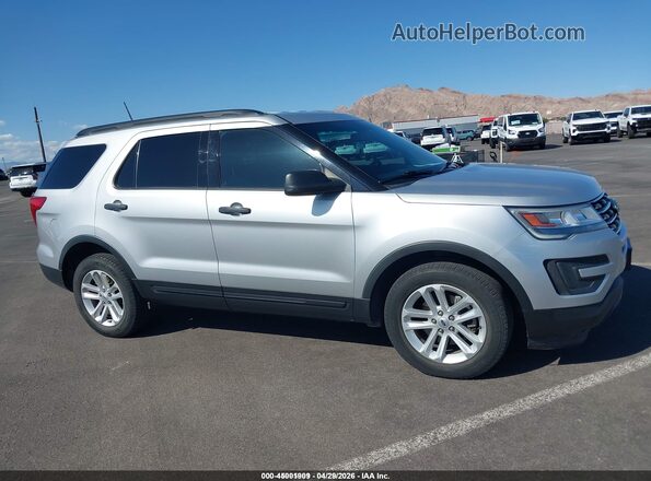 1FM5K8B86HGD66982 2017 FORD EXPLORER Серебряный 