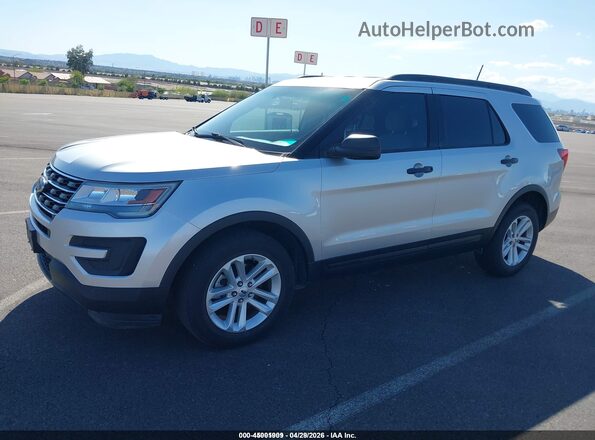 1FM5K8B86HGD66982 2017 FORD EXPLORER Серебряный 