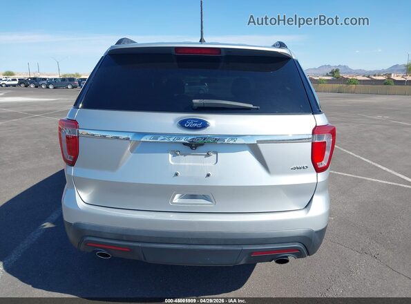 1FM5K8B86HGD66982 2017 FORD EXPLORER Серебряный 