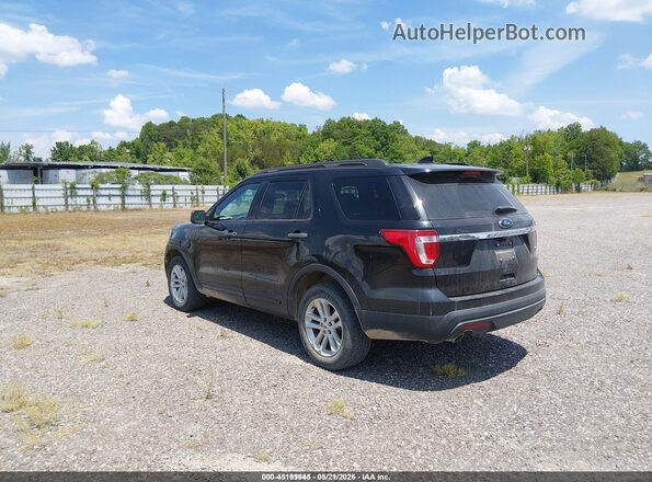 1FM5K8B86HGE25691 2017 FORD EXPLORER Черный Задняя левая четверть