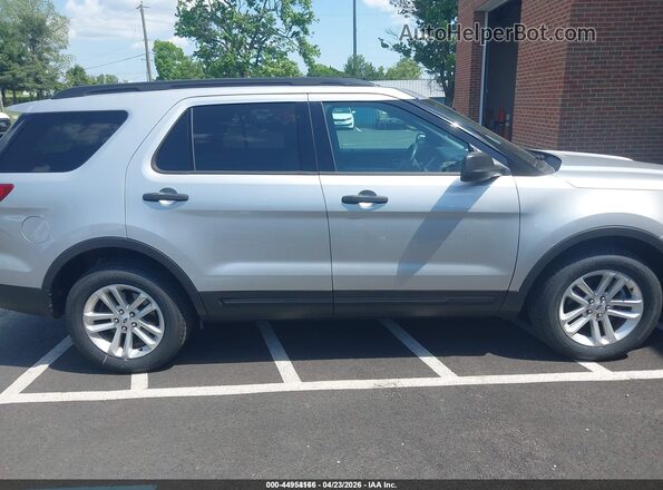1FM5K8B87HGC27539 2017 FORD EXPLORER Серебряный Вид щитка приборов