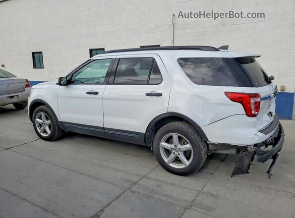 1FM5K8B87KGA92697 2019 FORD EXPLORER White Tył lewy