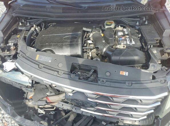 1FM5K8B88GGA41829 2016 FORD EXPLORER Black Widok komory silnika