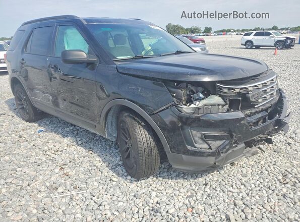 1FM5K8B88GGA41829 2016 FORD EXPLORER Black Przód prawy