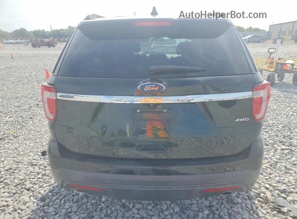 1FM5K8B88GGA41829 2016 FORD EXPLORER Black Widok z tyłu