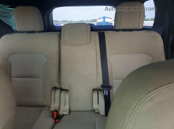 1FM5K8B88GGA41829 2016 FORD EXPLORER Black Widok tylnych siedzeń