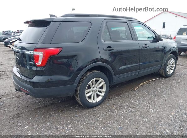 1FM5K8B8XGGA83239 2016 FORD FORD EXPLORER Черный Задняя правая четверть