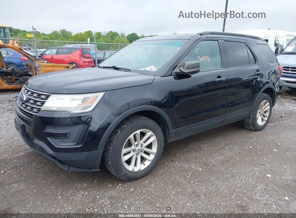 1FM5K8B8XGGA83239 2016 FORD FORD EXPLORER Черный Передняя левая четверть