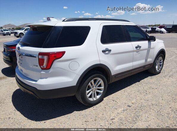 1FM5K8B8XGGC94926 2016 FORD EXPLORER Белый Задняя правая четверть
