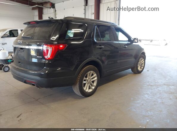1FM5K8B8XHGD72235 2017 FORD EXPLORER Черный Задняя правая четверть