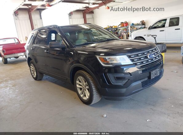 1FM5K8B8XHGD72235 2017 FORD EXPLORER Черный Передняя правая четверть