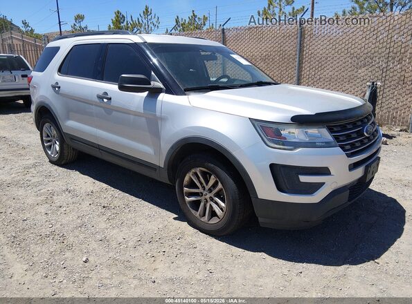 1FM5K8BH3HGC85616 2017 FORD EXPLORER Gray Передня права чверть