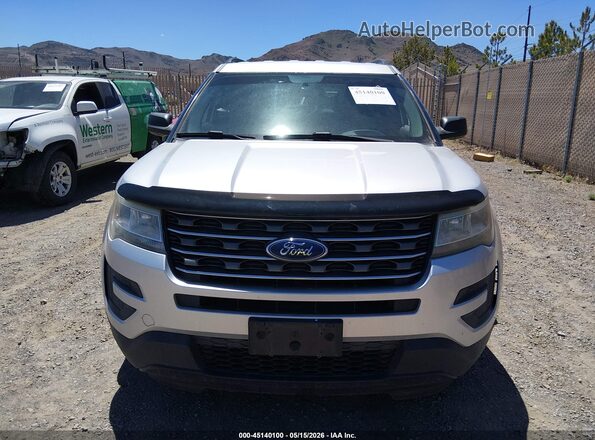 1FM5K8BH3HGC85616 2017 FORD EXPLORER Gray Вид щитка приладів