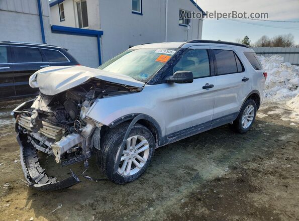 1FM5K8BH8HGA65761 2017 FORD FORD EXPLORER Серебряный Передняя левая четверть