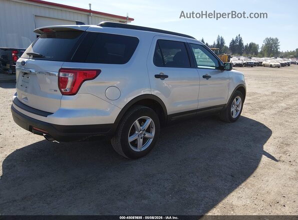 1FM5K8BH8JGC45330 2018 FORD EXPLORER Серый Задняя правая четверть