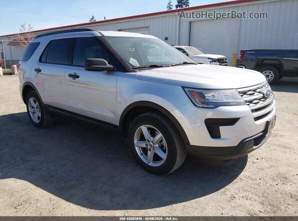 1FM5K8BH8JGC45330 2018 FORD EXPLORER Серый Передняя правая четверть