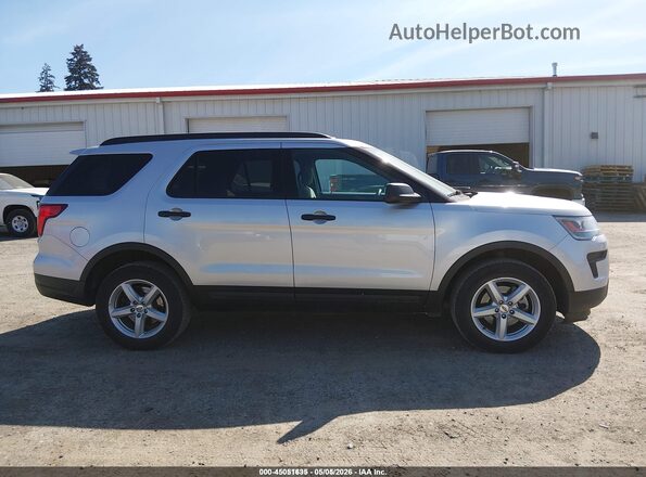 1FM5K8BH8JGC45330 2018 FORD EXPLORER Серый Вид задней части салона
