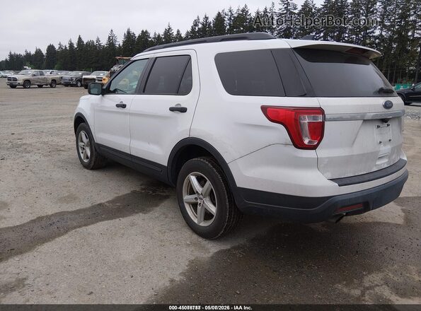 1FM5K8BH9JGC45224 2018 FORD EXPLORER Белый Задняя левая четверть