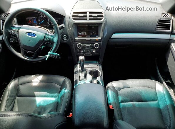1FM5K8D80GGA01127 2016 FORD EXPLORER Коричневый Вид панели приборов