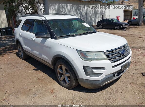 1FM5K8D80GGA97731 2016 FORD FORD EXPLORER Белый Передняя правая четверть