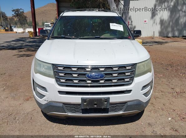 1FM5K8D80GGA97731 2016 FORD FORD EXPLORER Белый Вид щитка приборов