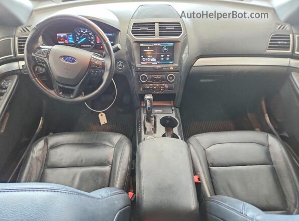 1FM5K8D80GGC58675 2016 FORD EXPLORER Синий Вид панели приборов