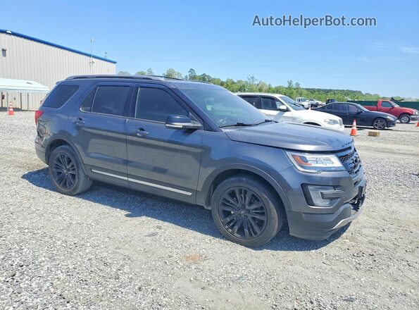 1FM5K8D80HGD75058 2017 FORD EXPLORER Black Delantero derecho
