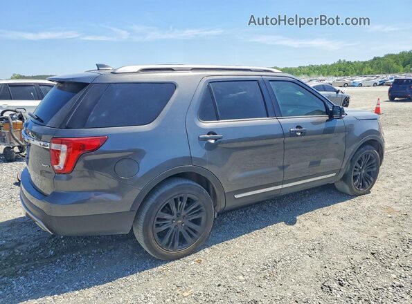 1FM5K8D80HGD75058 2017 FORD EXPLORER Black Trasero derecho