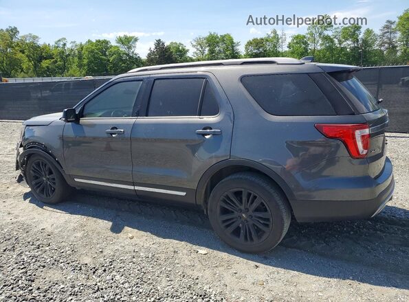 1FM5K8D80HGD75058 2017 FORD EXPLORER Black Trasero izquierdo