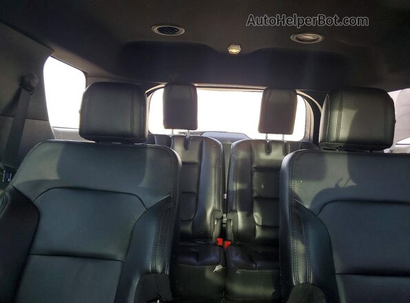 1FM5K8D80HGD75058 2017 FORD EXPLORER Black Vista de los asientos traseros