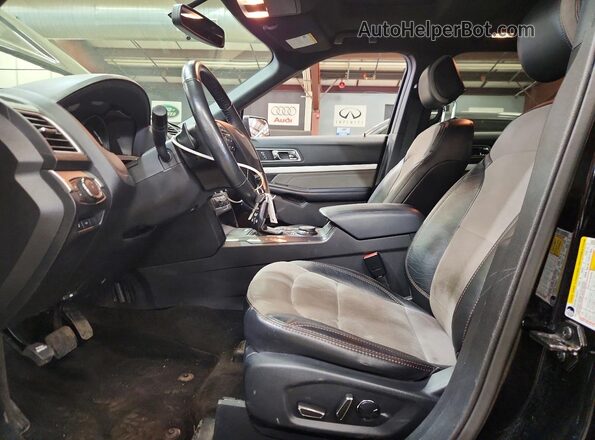 1FM5K8D80HGE27952 2017 FORD EXPLORER Black Vista interior delantera