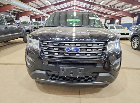 1FM5K8D80HGE27952 2017 FORD EXPLORER Black Vista frontal