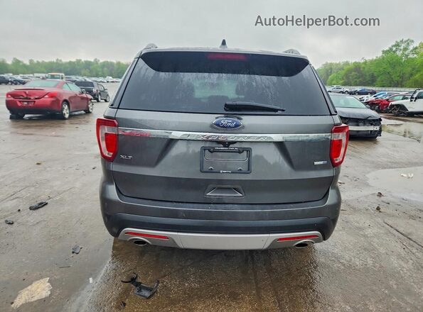 1FM5K8D81GGC21375 2016 FORD EXPLORER Черный Вид сзади