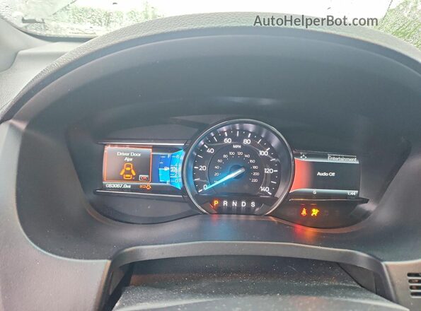 1FM5K8D81GGC21375 2016 FORD EXPLORER Черный Вид щитка приборов
