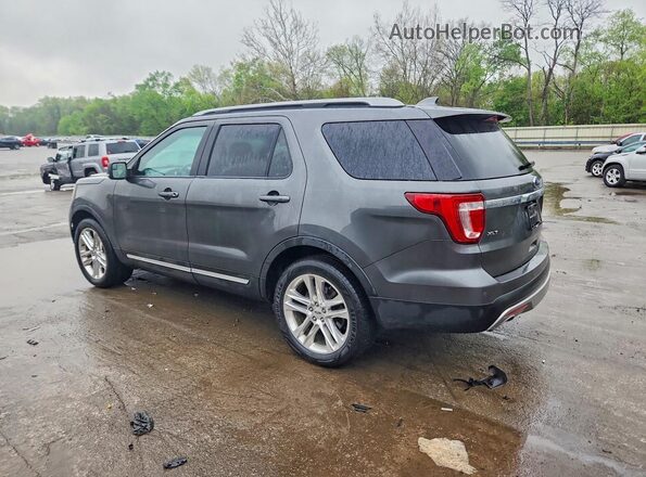1FM5K8D81GGC21375 2016 FORD EXPLORER Черный Задняя левая четверть