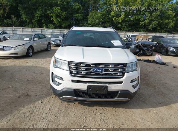 1FM5K8D81HGA15362 2017 FORD EXPLORER Белый Вид щитка приборов