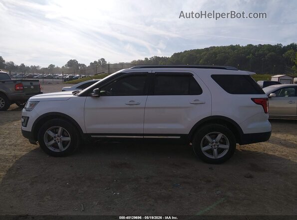 1FM5K8D81HGA15362 2017 FORD EXPLORER Белый Панорамный вид салона 360°