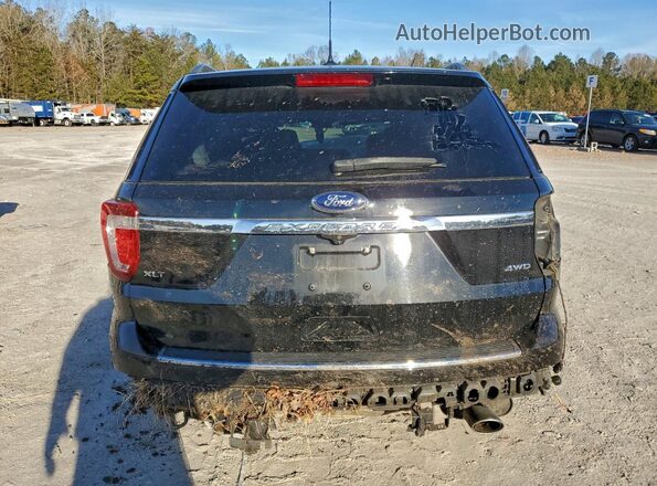 1FM5K8D81JGC30004 2018 FORD EXPLORER Черный Вид сзади