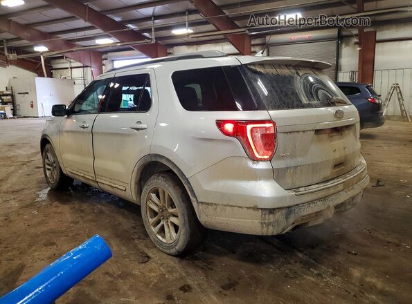 1FM5K8D81JGC84208 2018 FORD EXPLORER Серебряный Задняя левая четверть