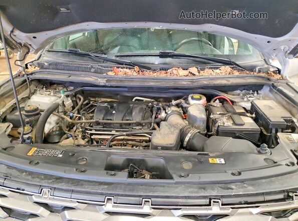 1FM5K8D81JGC84208 2018 FORD EXPLORER Серебряный Вид подкапотного пространства