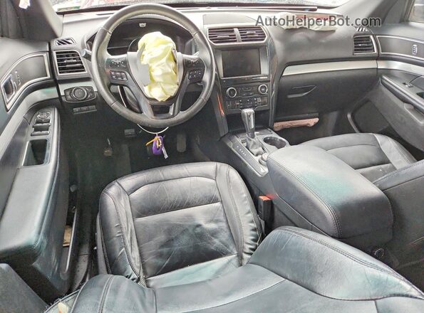 1FM5K8D82GGA20763 2016 FORD EXPLORER Темно-бордовый Вид панели приборов