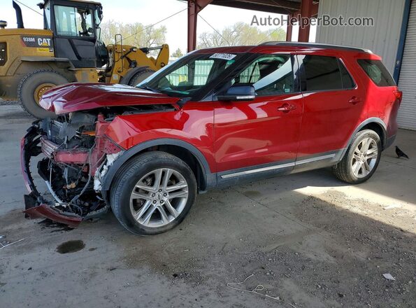 1FM5K8D82GGA20763 2016 FORD EXPLORER Темно-бордовый Передняя левая четверть