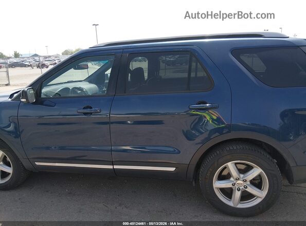 1FM5K8D82GGC29419 2016 FORD EXPLORER Синий Панорамный вид салона 360°