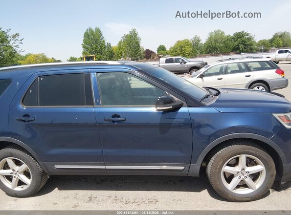 1FM5K8D82GGC29419 2016 FORD EXPLORER Синий Вид задней части салона