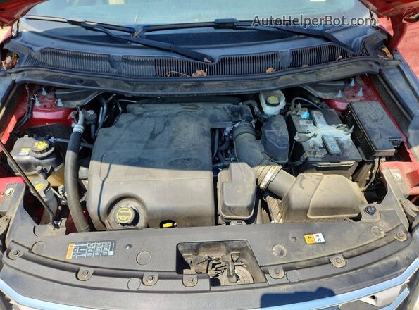 1FM5K8D82GGC29727 2016 FORD EXPLORER Бордовый Вид задней части салона