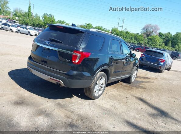 1FM5K8D82HGD76468 2017 FORD FORD EXPLORER Черный Задняя правая четверть
