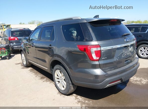 1FM5K8D82KGA86058 2019 FORD FORD EXPLORER Серый Задняя левая четверть