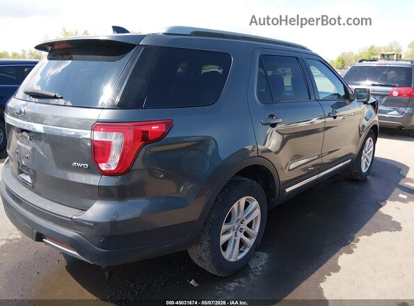 1FM5K8D82KGA86058 2019 FORD FORD EXPLORER Серый Задняя правая четверть